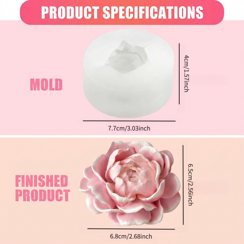 Jasmine flower candle silicone - огляд і ціна Candle Making Jug