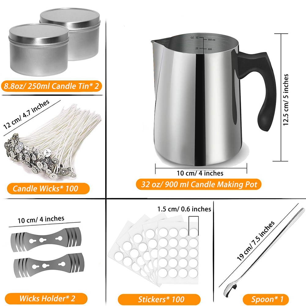 Candle Making Starter Kit Supp - огляд і ціна Candle Making Pot