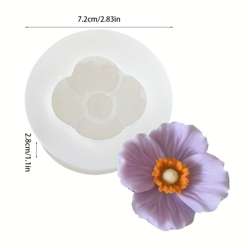 3Flower silicone mold，Silicone - огляд і ціна Candle Making Jug