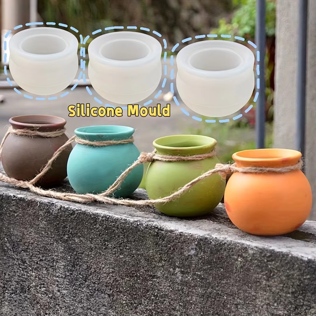 Silicone Flower Pot Molds, Res - огляд і ціна Candle Making Pot