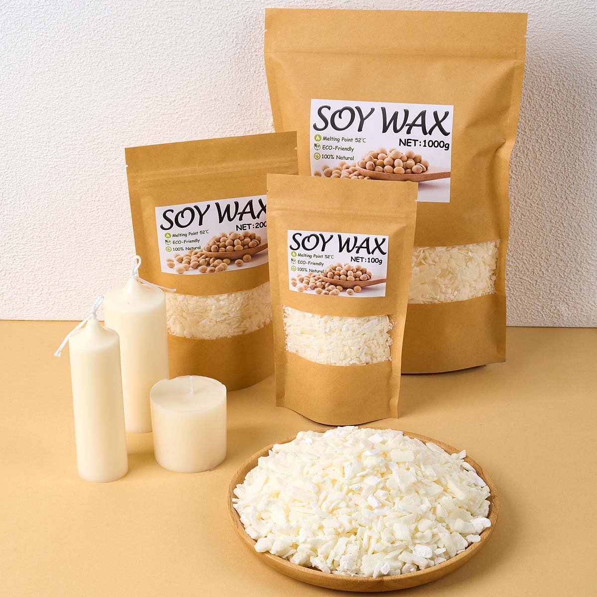1 Pounds Pure White Soy Wax Fo - огляд і ціна Candle Making At Home