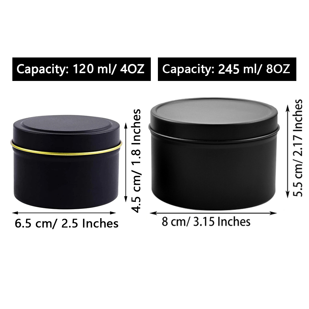 4oz/ 8oz Candle tins with lids - огляд і ціна Candle Making Pot