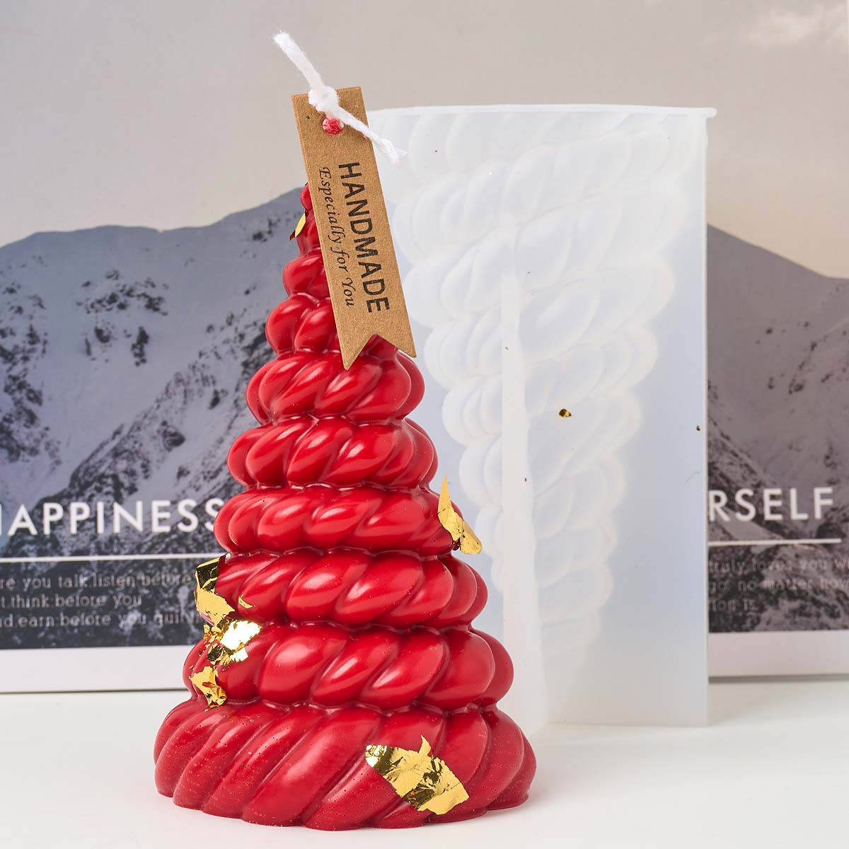 3D Hemps Rope Christmas Tree S - огляд і ціна Candle Making Kit Xmas