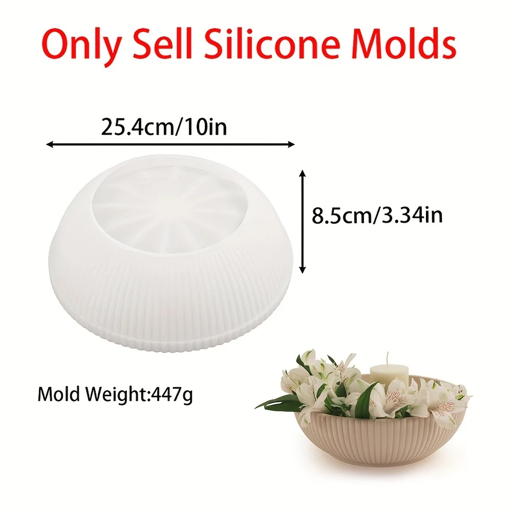 1 Ring Silicone Mould for Epox - огляд і ціна Candle Making Pot