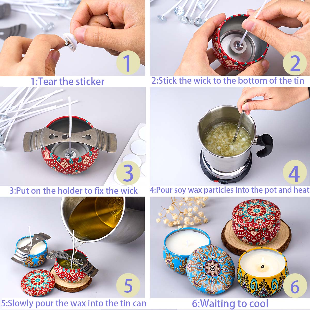 DIY Scented Candle Making Tool - огляд і ціна Candle Making Pot