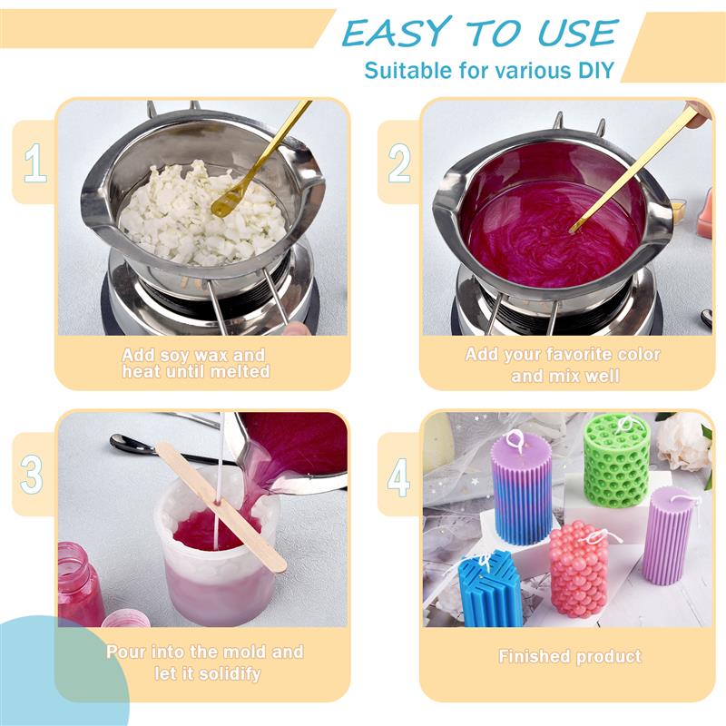 100/500g/1kg Pure Soy Wax Para - огляд і ціна Candle Making At Home